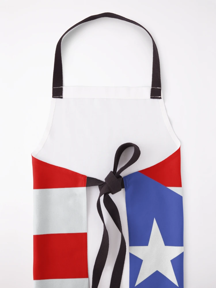 Thumbnail 5 of 6, Apron, Puerto Rico Flag designed and sold by CS Cairo.