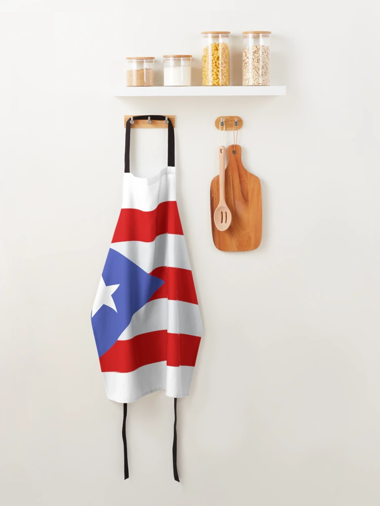 Thumbnail 4 of 6, Apron, Puerto Rico Flag designed and sold by CS Cairo.