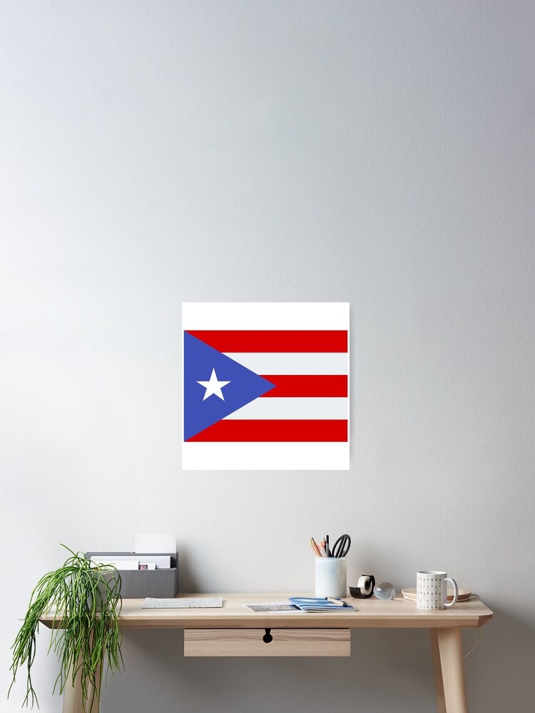 Thumbnail 2 of 3, Poster, Puerto Rico Flag designed and sold by CSCairo.
