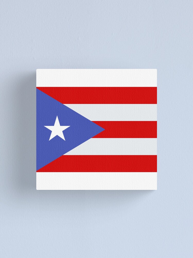 Thumbnail 1 of 3, Canvas Print, Puerto Rico Flag designed and sold by CSCairo.