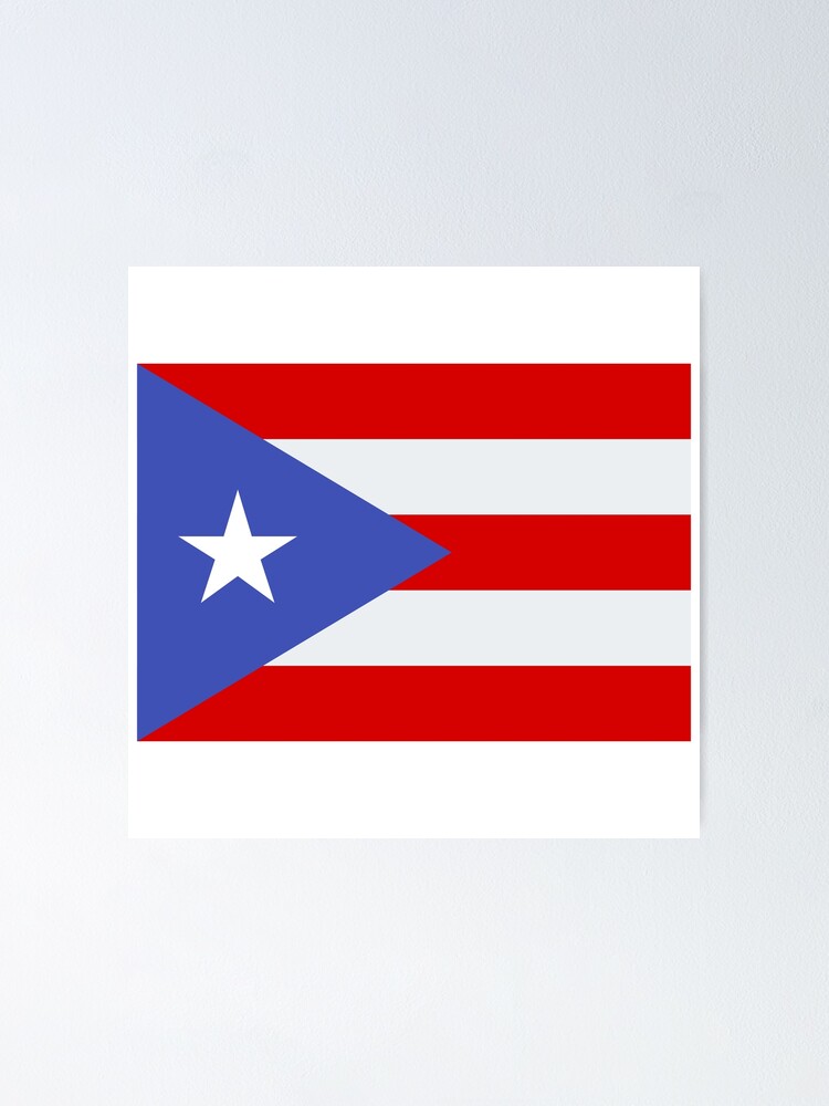 Thumbnail 1 of 3, Poster, Puerto Rico Flag designed and sold by CSCairo.