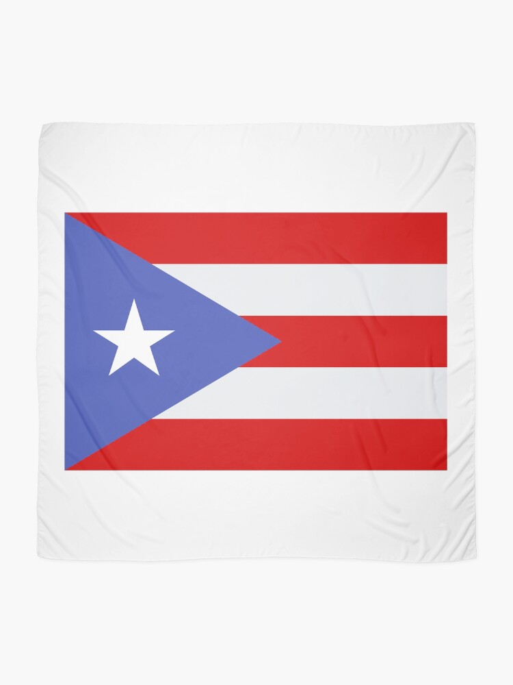 Thumbnail 2 of 3, Scarf, Puerto Rico Flag designed and sold by CSCairo.