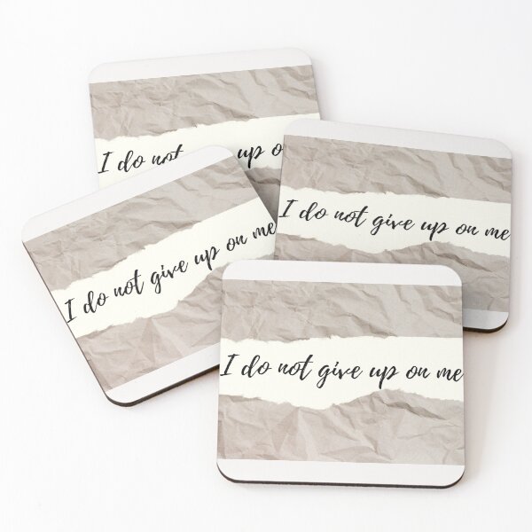 Item preview, I do not give up on me Quote - The Secret Law of Attraction Quote Abundance designed and sold by Elena González Álvarez.