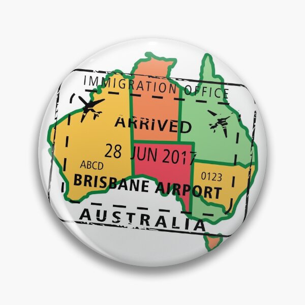 Item preview, Australia Passport Stamp designed and sold by corralmontana.