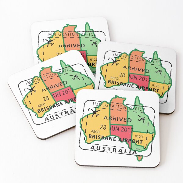 Item preview, Australia Passport Stamp designed and sold by corralmontana.