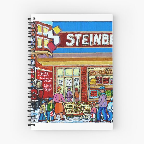 Item preview, VINTAGE STEINBERG SUPER MARKET MONTREAL MEMORIES CANADIAN ART designed and sold by Carole  Spandau.