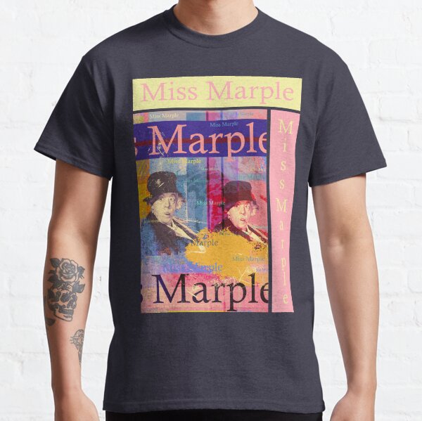 Miss Marple Porträt, Detektivin aus England, Fanartikel, schöne Geschenkideen Classic T-Shirt