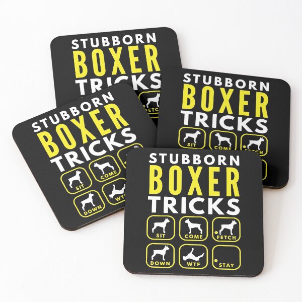 Item preview, Stubborn Boxer Tricks - Dog Training designed and sold by DoggyStyles.