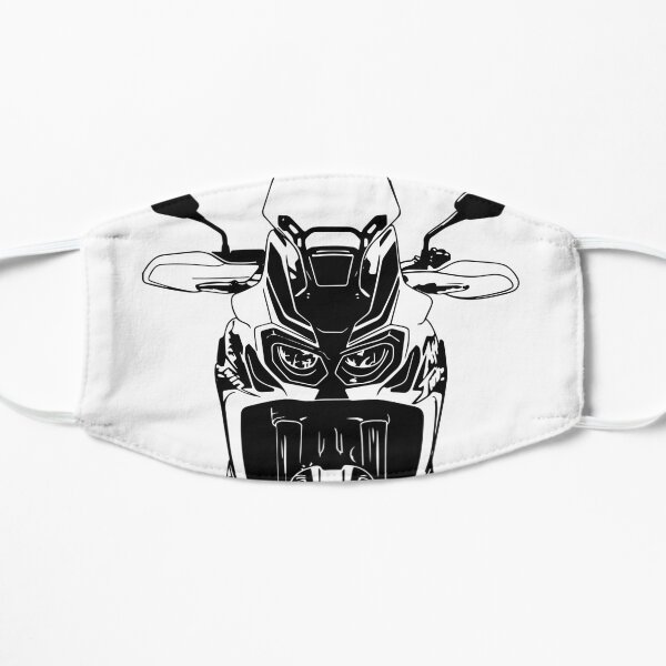 Moto Illustration Art of Africa Twin Racing Motorcycle Masque sans plis