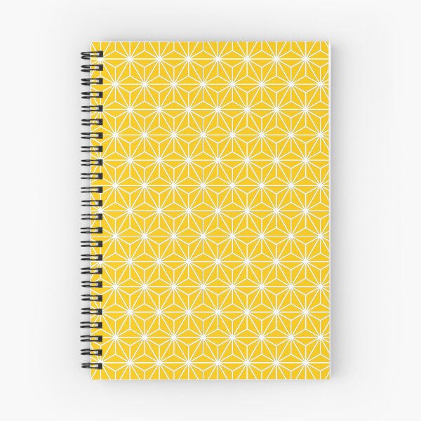 Item preview, Sunflower Yellow White Asanoha - Japanese Traditional Pattern designed and sold by KinitaDesign.