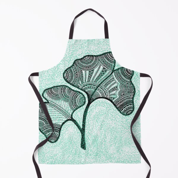 Item preview, Ginkgo foliage leaf with mandala art designed and sold by kkanchan.