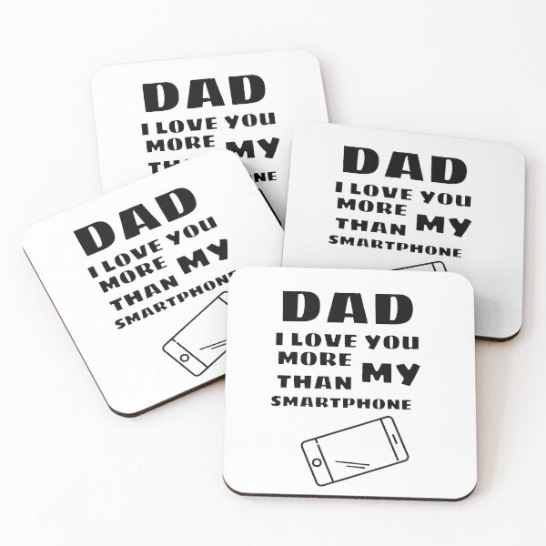 Item preview, Dad I love you more than my phone designed and sold by bellarulox.