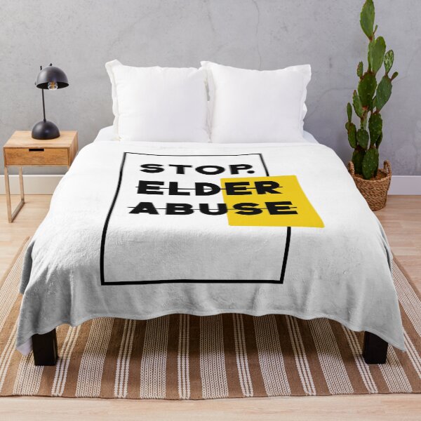 Item preview, stop elder abuse text art t-shirt | stop elder abuse many more  designed and sold by KARTICK DUTTA.