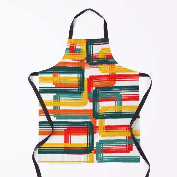 Item preview, Abstract mid-century colorful rectangle concept art designed and sold by likebakerdo.