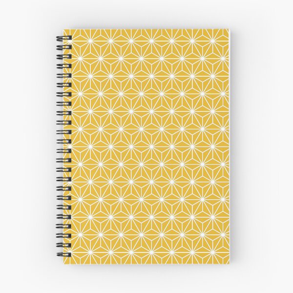 Item preview, Konjiki Gold Yellow White Asanoha - Japanese Traditional Pattern designed and sold by KinitaDesign.