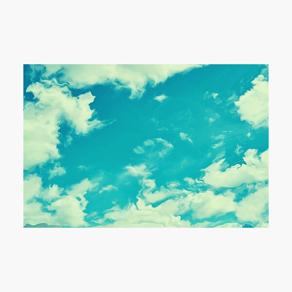 Blurred sky Photographic Print