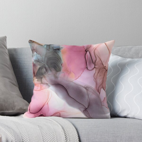 Artikelvorschau, Rosa Marmor Aquarell entworfen und verkauft von Designs By YL.