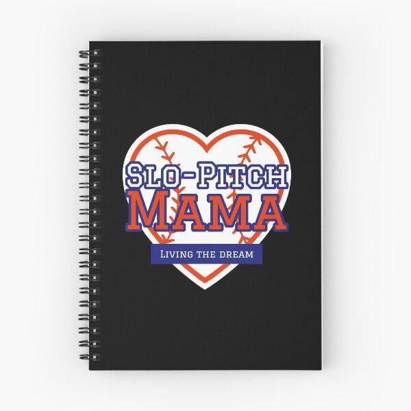 Item preview, Slo-Pitch Mama-red and blue designed and sold by VJKTees.
