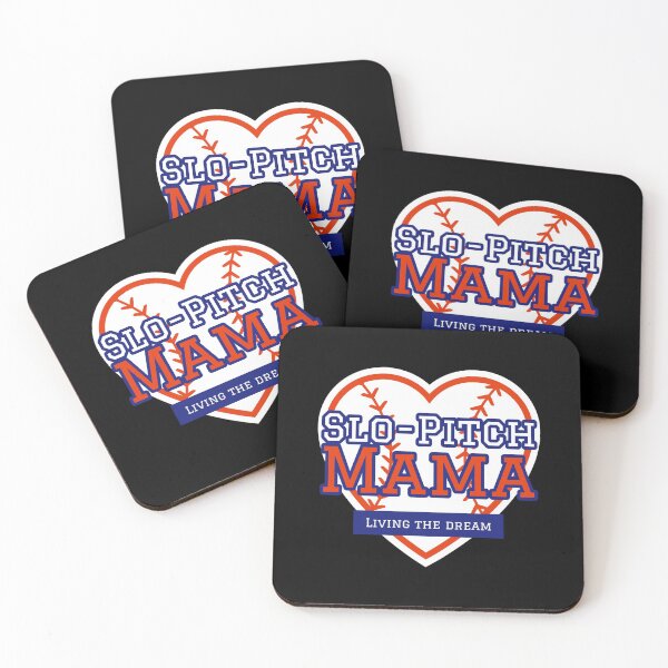 Item preview, Slo-Pitch Mama-red and blue designed and sold by VJKTees.