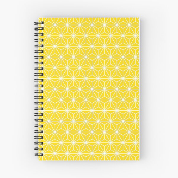 Item preview, SizzlingYellow White Asanoha - Japanese Traditional Pattern designed and sold by KinitaDesign.