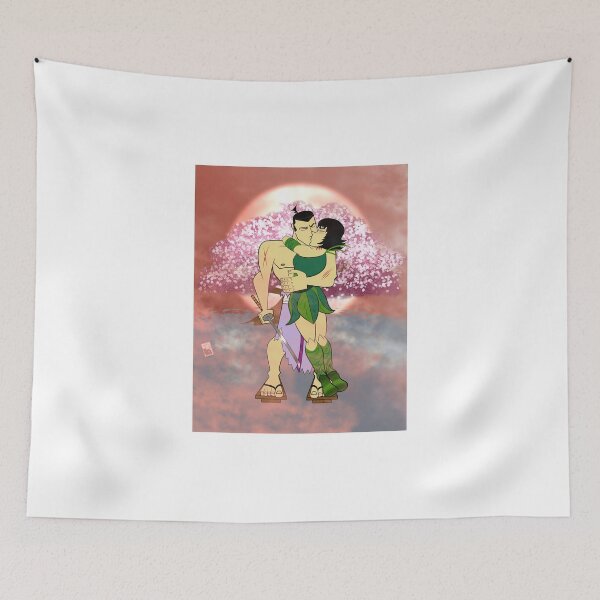 Item preview, Samurai Jack and Ashi designed and sold by Hei-Yu-Fan-Art.