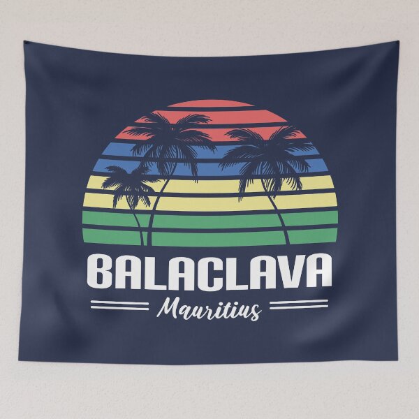 Item preview, Balaclava Mauritius Flag Summer Design designed and sold by CynthiaGraphics.
