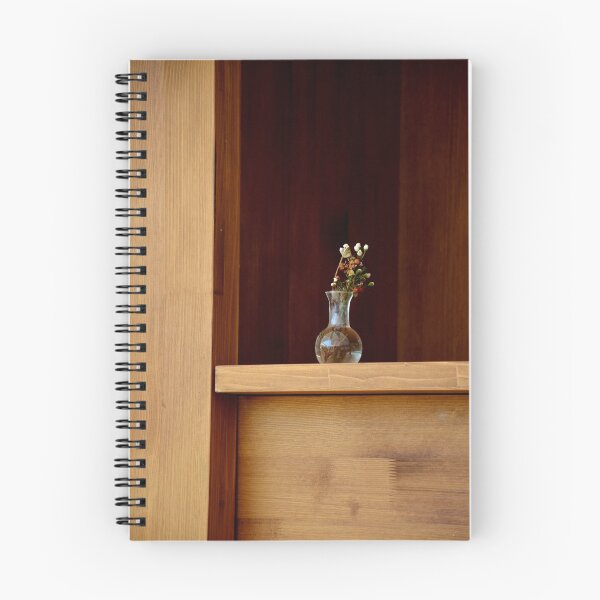Item preview, Dried wild flowers in vase, on a wooden counter photo designed and sold by CiniArt.