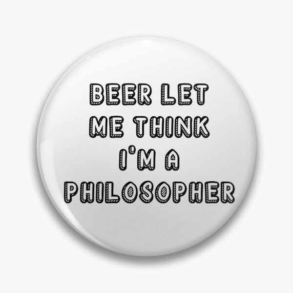 Item preview, Beer Déjame pensar que soy un filósofo designed and sold by black-hat-2021.