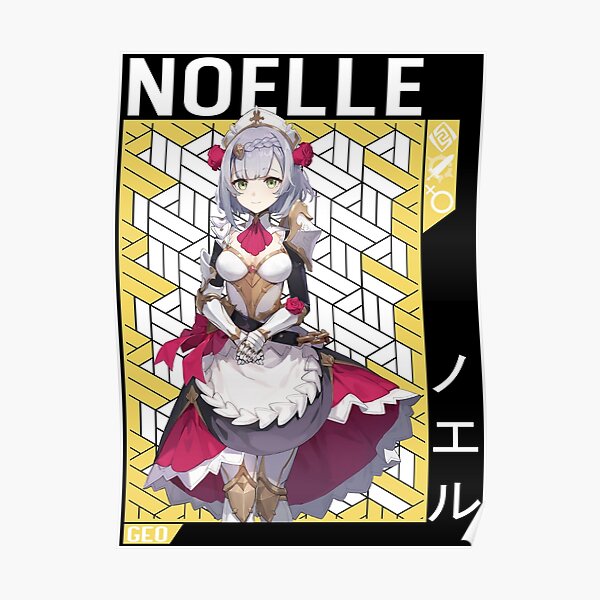 "Noelle - Genshin Impact" Poster By HandyBrandy | Redbubble