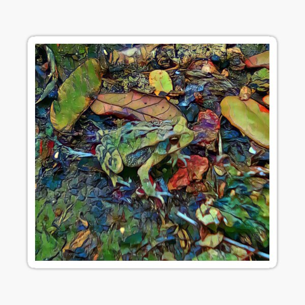 Item preview, Visiting frog in spring. designed and sold by City1221.