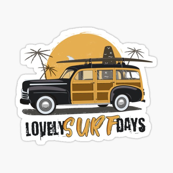 Surf days Sticker