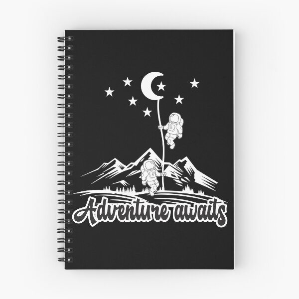 Item preview,  ADVENTURE AWAITS, CAMPING SUMMER SPACE ASTRONAUT  GRAPHIC ,OUT DOOR TSHIRT designed and sold by Adhiambo.
