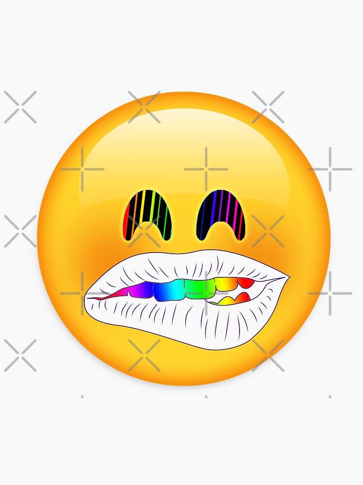 Emoji Scared Face 3.5 Decal 