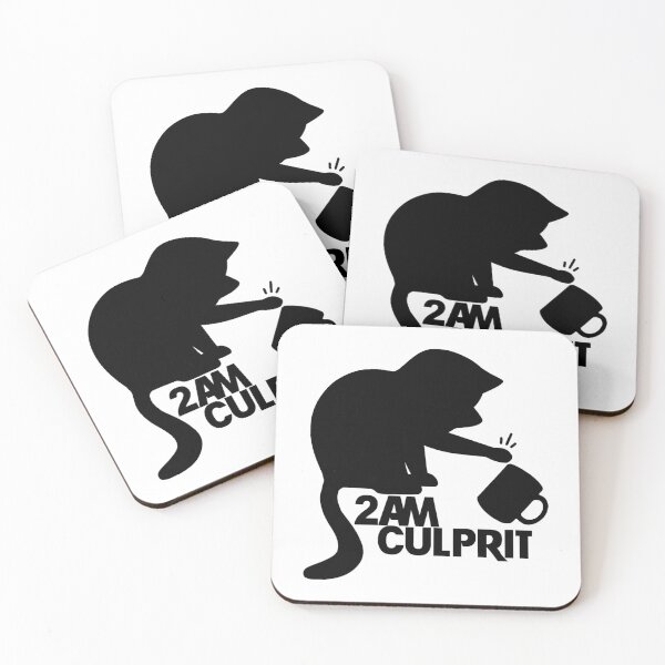 Item preview, Cat Dropping Off A Mug | 2am Culprit designed and sold by itsCRISMOarts.