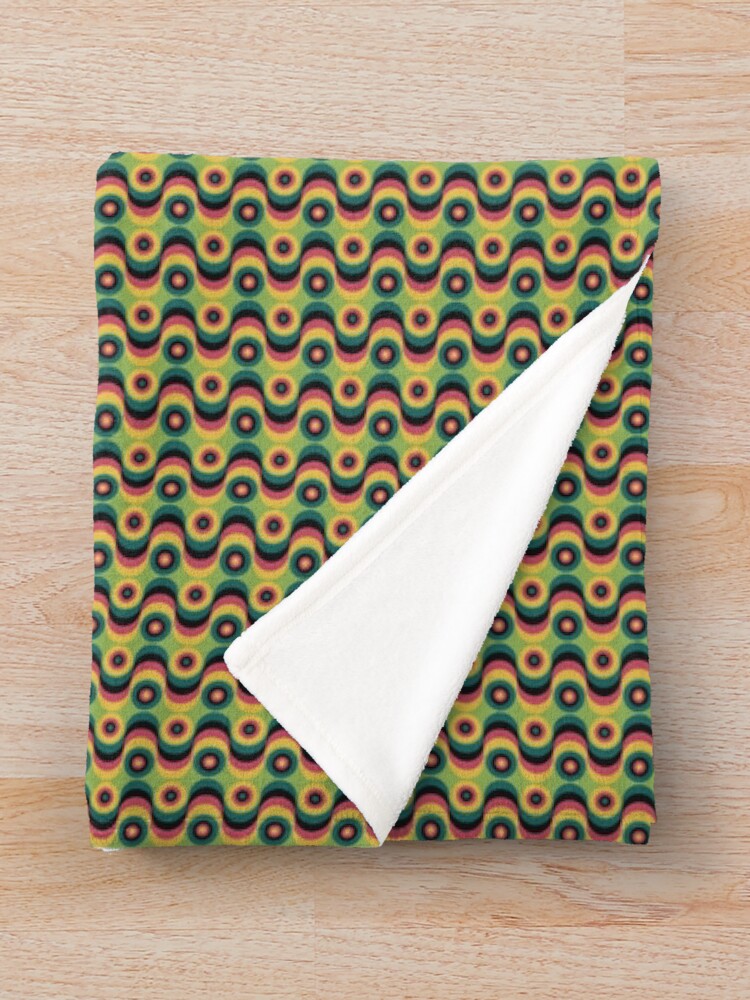 Thumbnail 3 of 6, Throw Blanket, Vintage Pattern Classic Retro designed and sold by PatternTale.