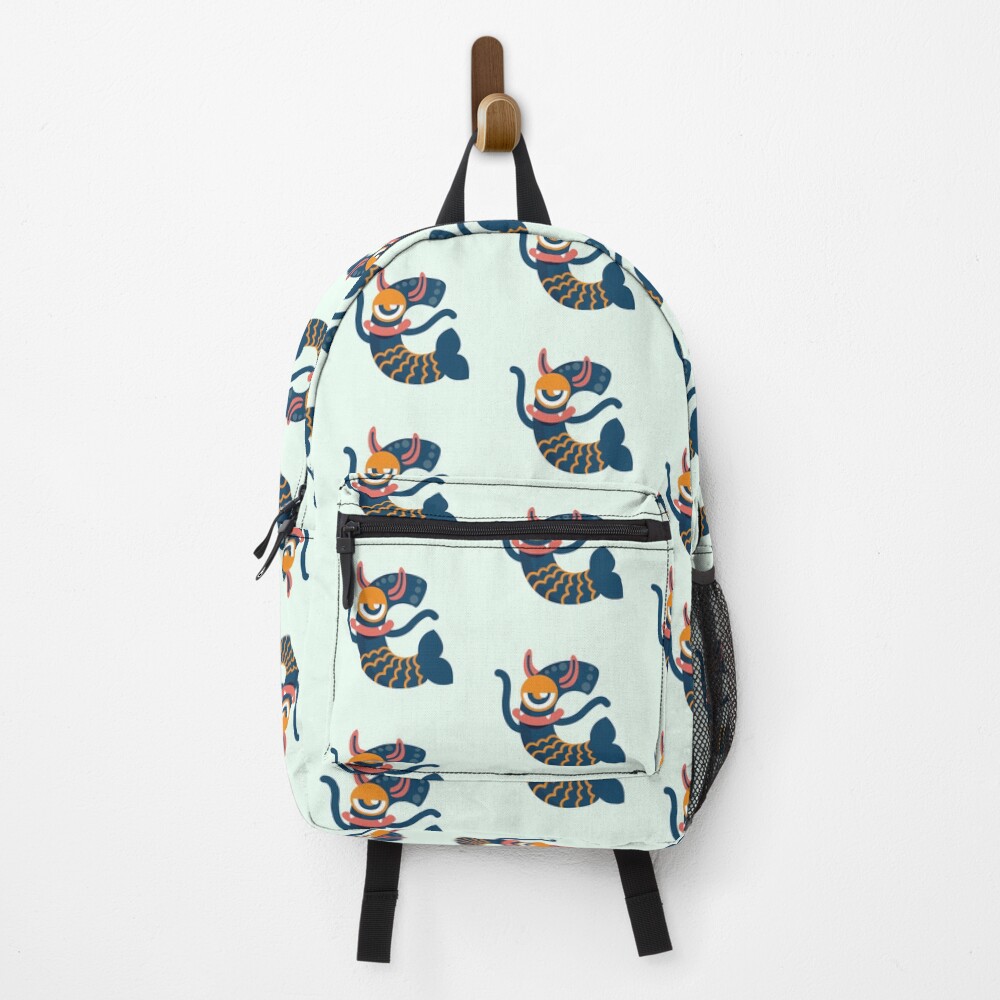 Vista previa del artículo con la obra «Mochila», diseñado y vendido por StickerChest.