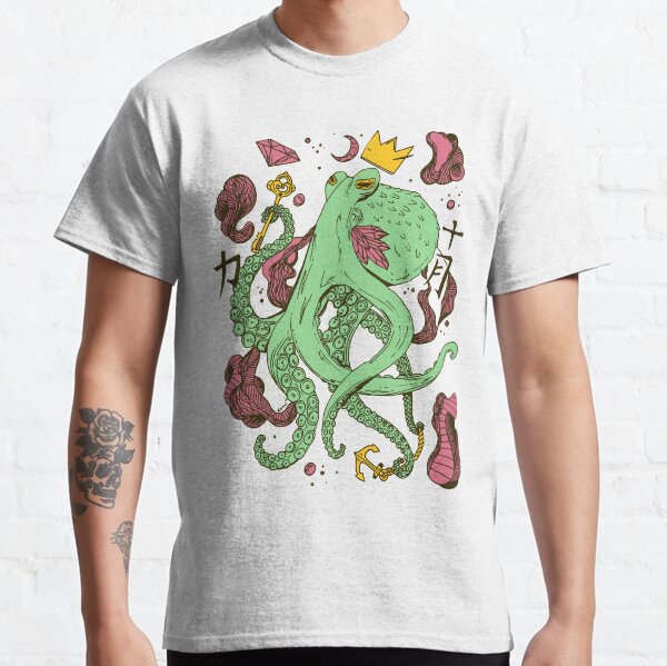 Royal Octopus Pink Mint Classic T-Shirt