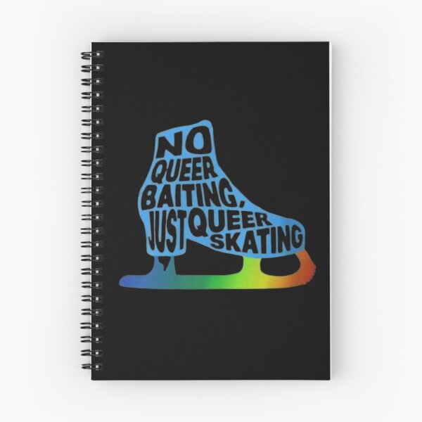 Item preview, Queerbaiting - No Queerbaiting Just Queer Skating designed and sold by AGhostOfAChance.