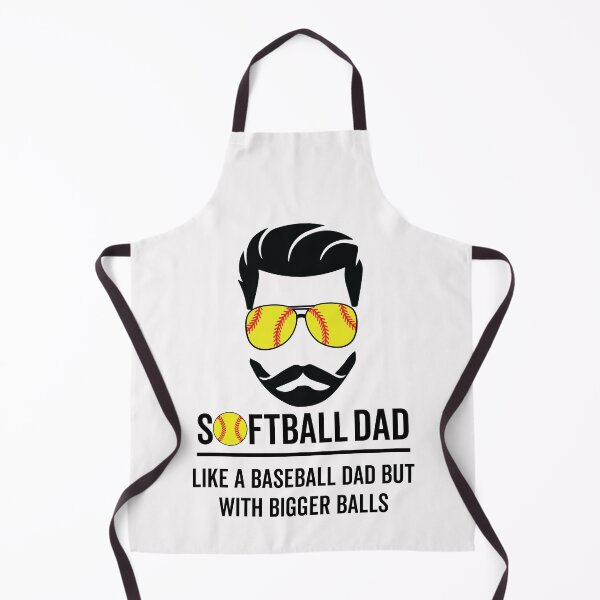 Item preview, Softball Dad Like a Baseball But With Bigger Balls Funny Father's Day  designed and sold by clothesy7.