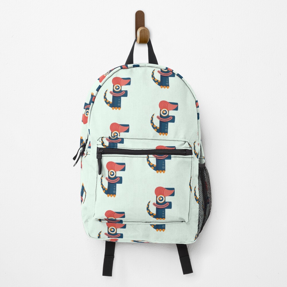 Vista previa del artículo con la obra «Mochila», diseñado y vendido por StickerChest.