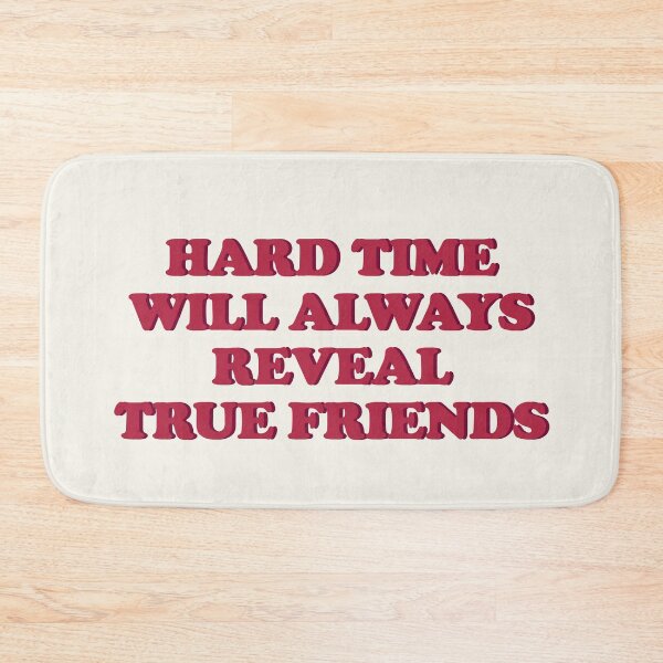 Item preview, Hard Time will always reveal true friends - Red designed and sold by Africanism.