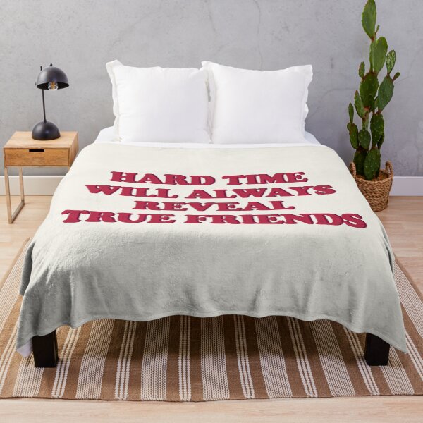 Item preview, Hard Time will always reveal true friends - Red designed and sold by Africanism.