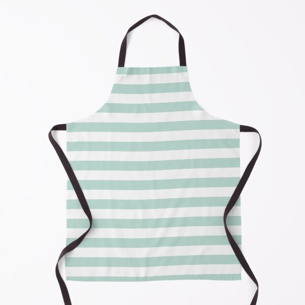 Item preview, Small MINT GREEN and WHITE HORIZONTAL STRIPES designed and sold by RachelMacht.