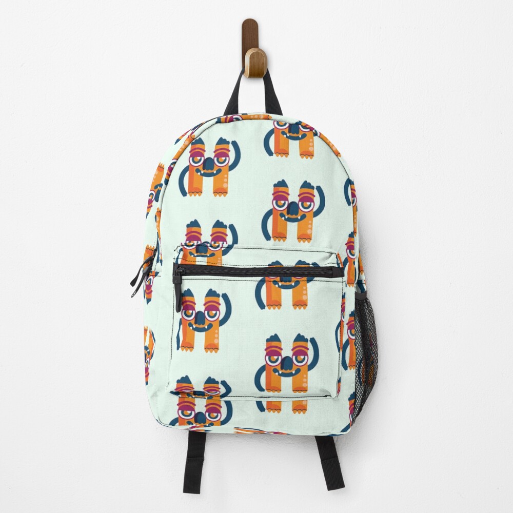 Vista previa del artículo con la obra «Mochila», diseñado y vendido por StickerChest.