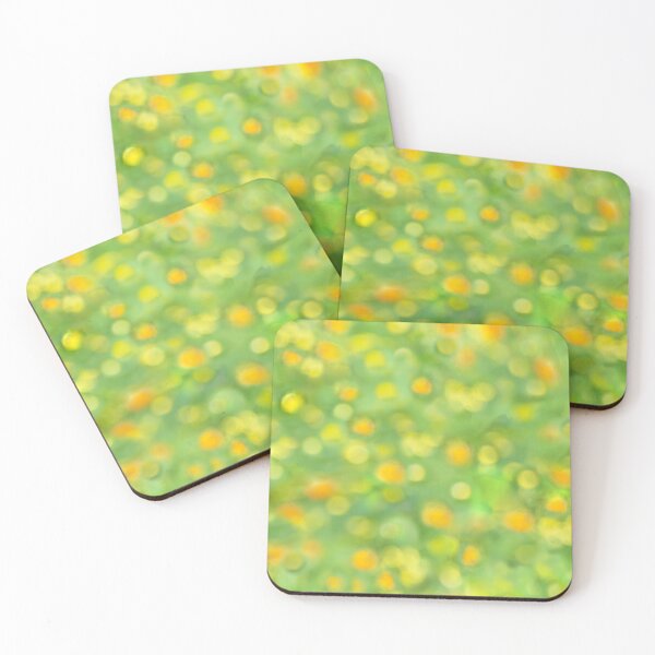 Item preview, Blur Green grass flower meadow pattern designed and sold by Olgus.