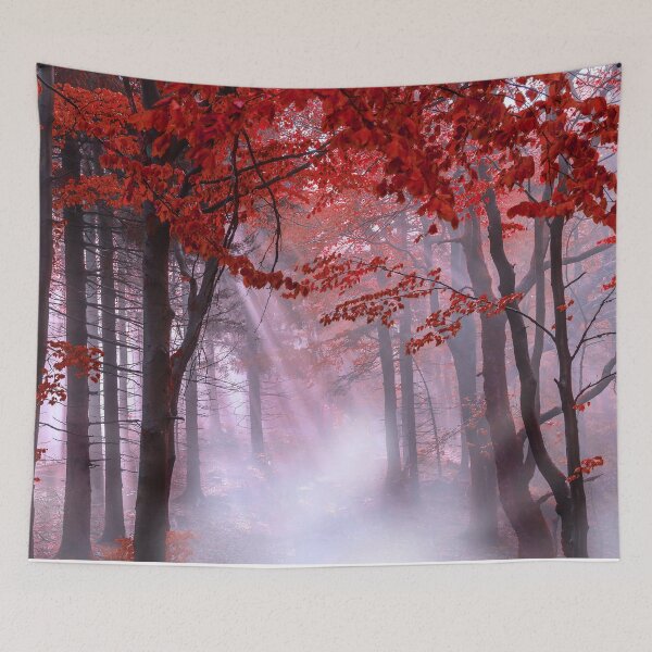 Item preview,  Tapestries,Tapestry,throw blankets,comforters,duvet covers ,shower curtains, Forest art,Tree art,forests, wall art,Nature scene,Forest  designed and sold by eyesight4vision.