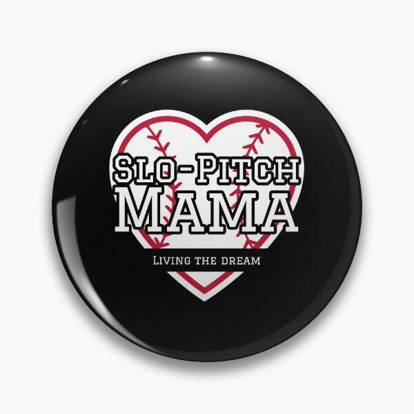 Item preview, Slo-Pitch Mama-red and black designed and sold by VJKTees.