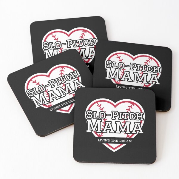 Item preview, Slo-Pitch Mama-red and black designed and sold by VJKTees.
