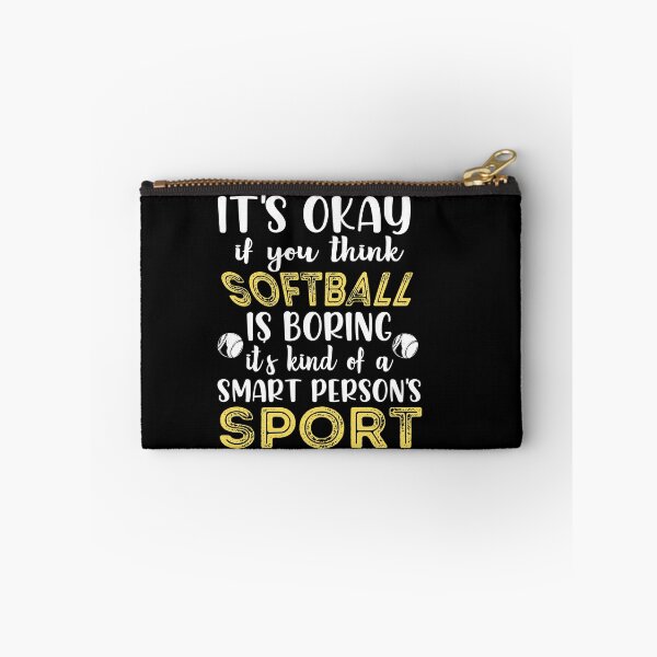 Item preview, Softball is for Smart People - Funny Softball Saying, Softball With Atittude For A Softball Girlfriend designed and sold by Rassitni.