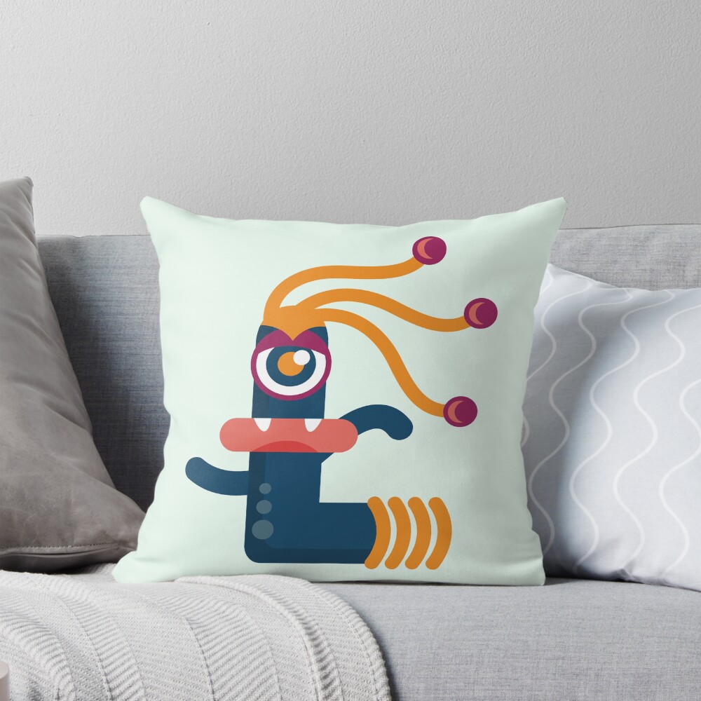 Vista previa del artículo con la obra «Cojín», diseñado y vendido por StickerChest.